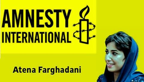28-year-old Atena Farghadani is an artist. She is also a prisoner – detained in Tehran’s Evin Prison for producing art work critical of the government. 
